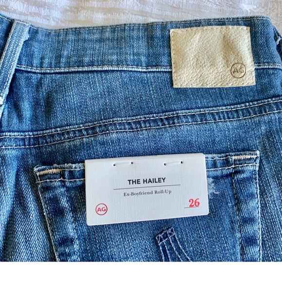 SOLD- AG Jeans Hailey Ex-Boyfriend Roll-up Short - Picture 8 of 8